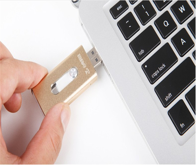 全金屬蘋果U盤 OTG手機電腦雙用U盤  手機U盤制作廠家