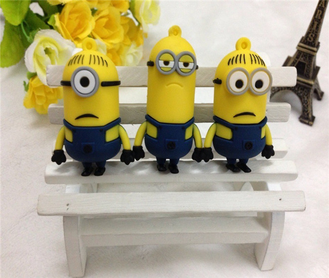  小黃人U盤  神偷奶爸可愛卡通U盤  小黃人定制廠家