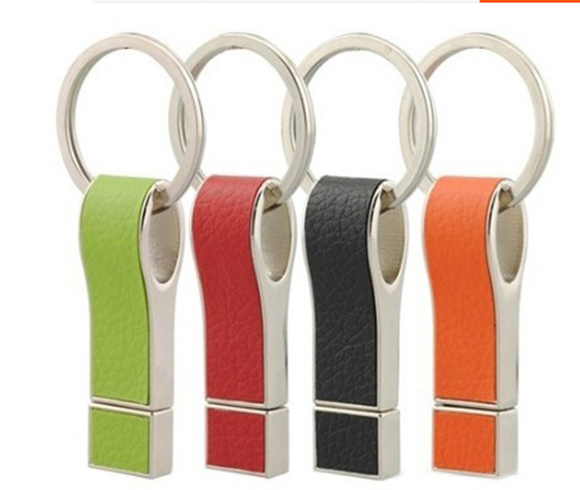 新款鑰匙扣皮套U盤