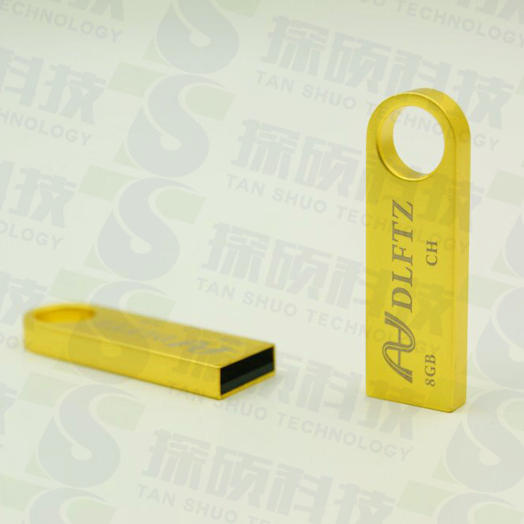 (DLFTZ)大連保稅區定制金色迷你U盤 金色迷你U盤禮品制作廠家